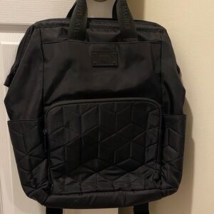 Steve Madden quilted puffed waterproof Black Backpack for women
